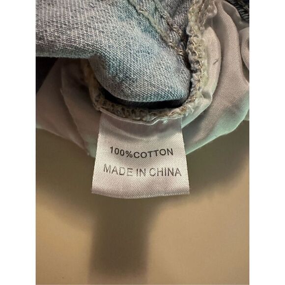 Princess Polly Womens Denim Cut Off Raw Hem High Rise Distressed Size 8 - Picture 7 of 11